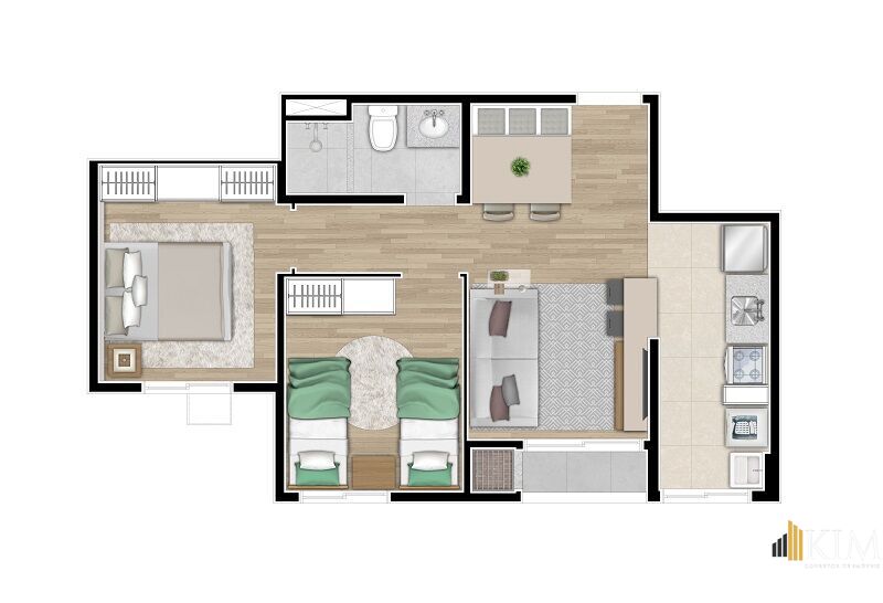 Apartamento, 2 quartos, 44 m² - Foto 18