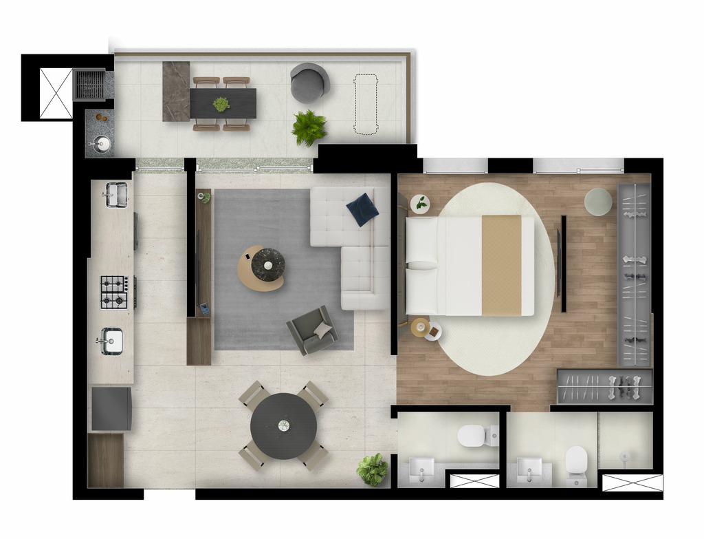 Apartamento, 2 quartos, 65 m² - Foto 75