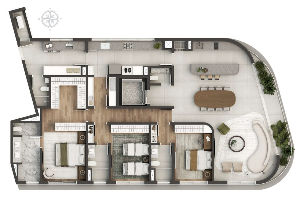 Apartamento, 3 quartos, 221 m² - Foto 22