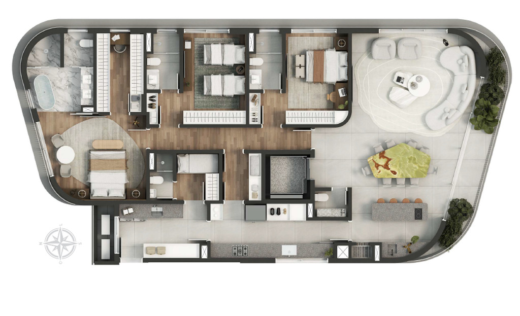 Apartamento, 3 quartos, 221 m² - Foto 23