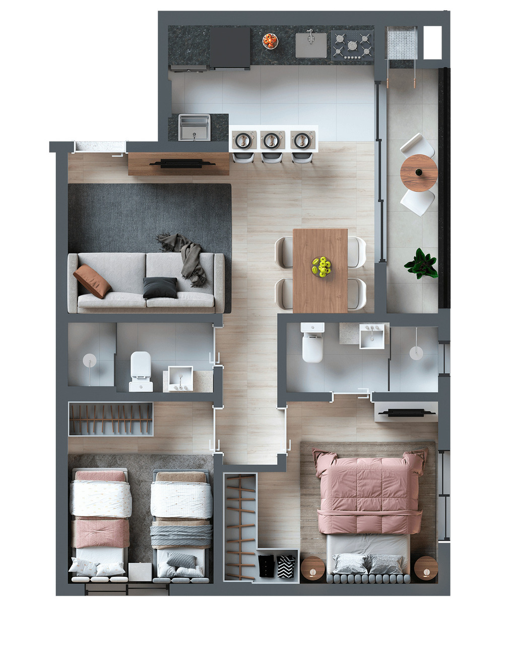 Apartamento, 3 quartos, 109 m² - Foto 40