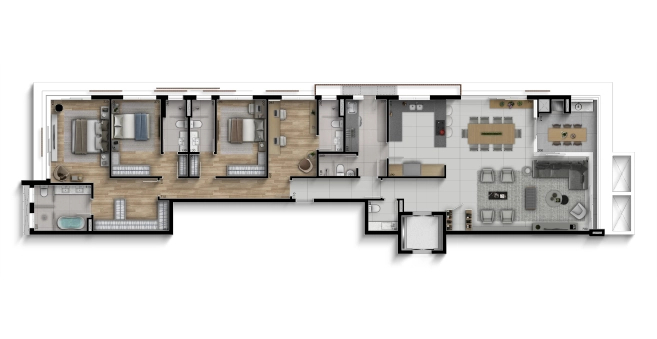 Apartamento, 3 quartos, 174 m² - Foto 40