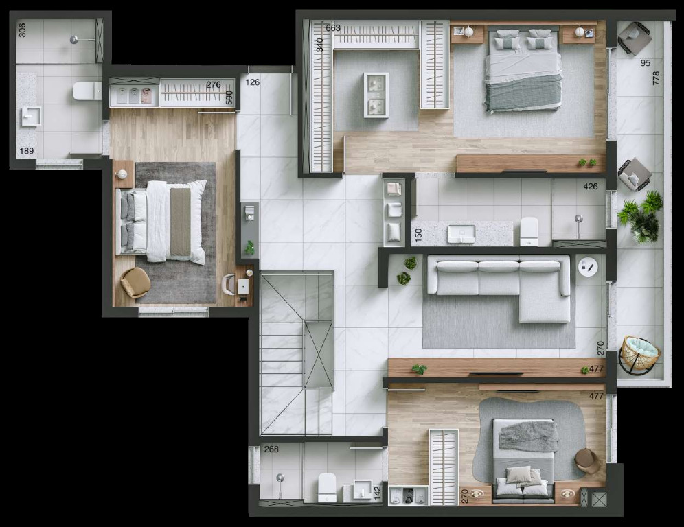 Apartamento, 3 quartos, 207 m² - Foto 25