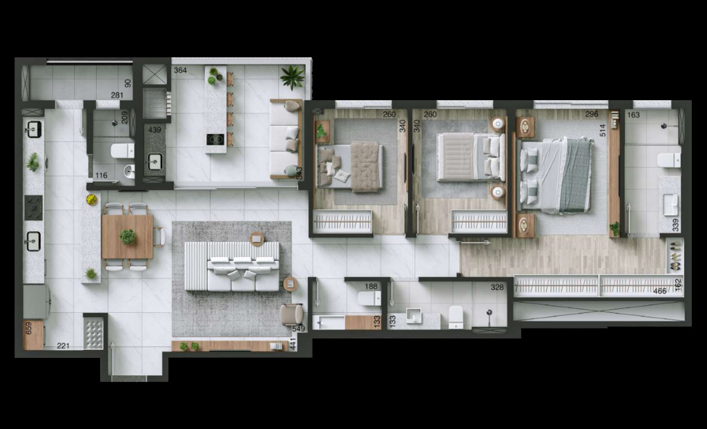Apartamento, 3 quartos, 207 m² - Foto 20