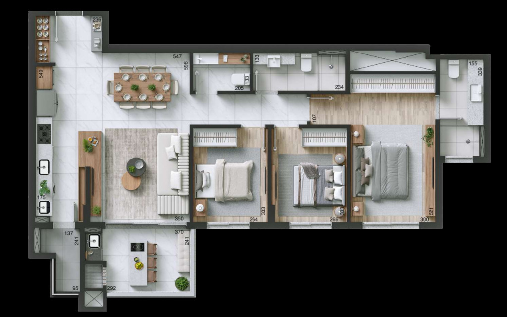 Apartamento, 3 quartos, 207 m² - Foto 19