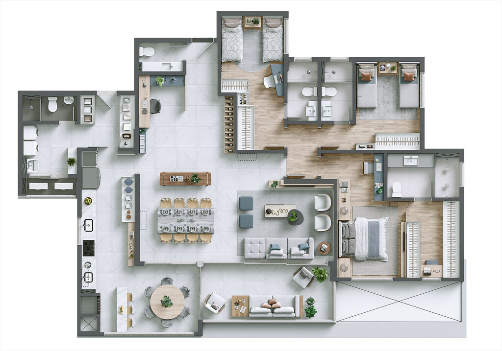 Apartamento, 3 quartos, 284 m² - Foto 24