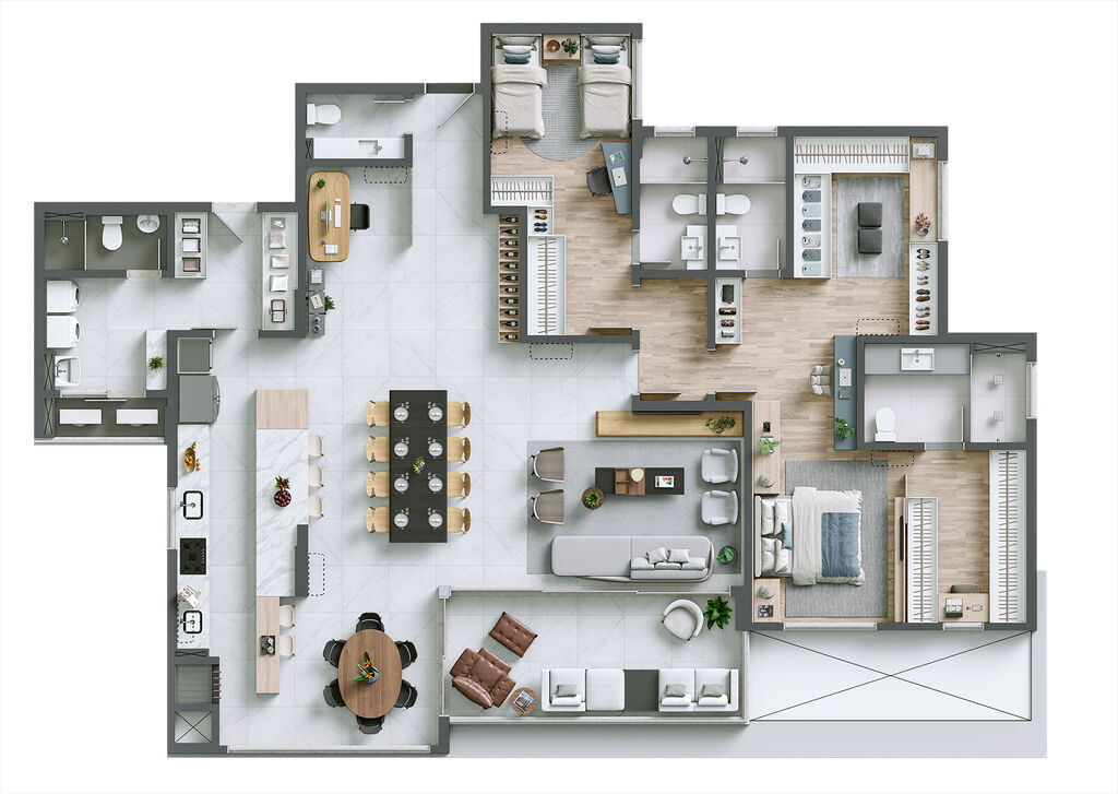 Apartamento, 3 quartos, 284 m² - Foto 26