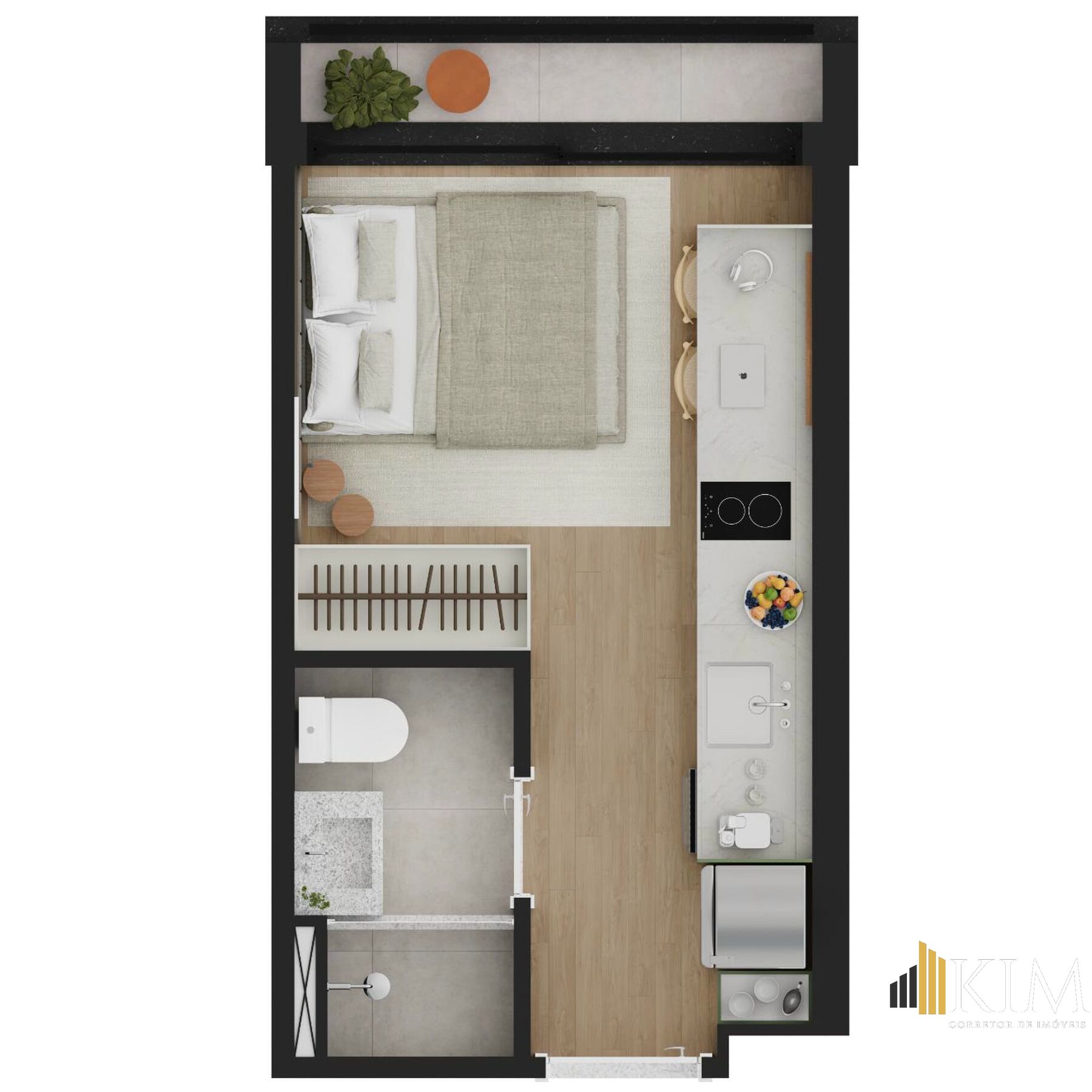 Apartamento, 1 quarto, 22 m² - Foto 19