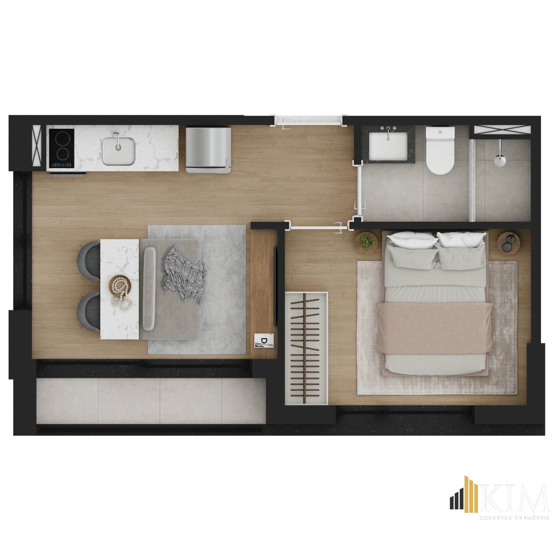 Apartamento, 1 quarto, 22 m² - Foto 23
