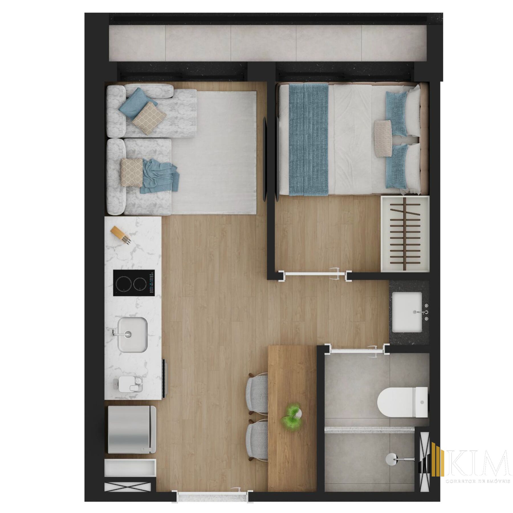 Apartamento, 1 quarto, 22 m² - Foto 21