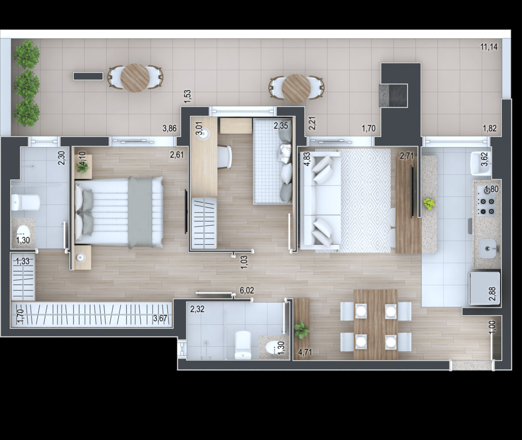 Apartamento, 3 quartos, 88 m² - Foto 15