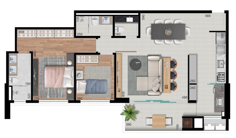 Apartamento, 3 quartos, 107 m² - Foto 16