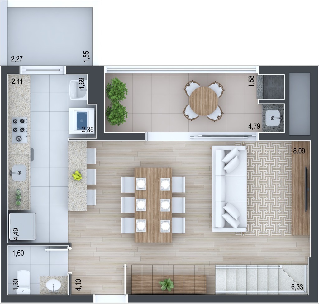 Apartamento, 3 quartos, 100 m² - Foto 34