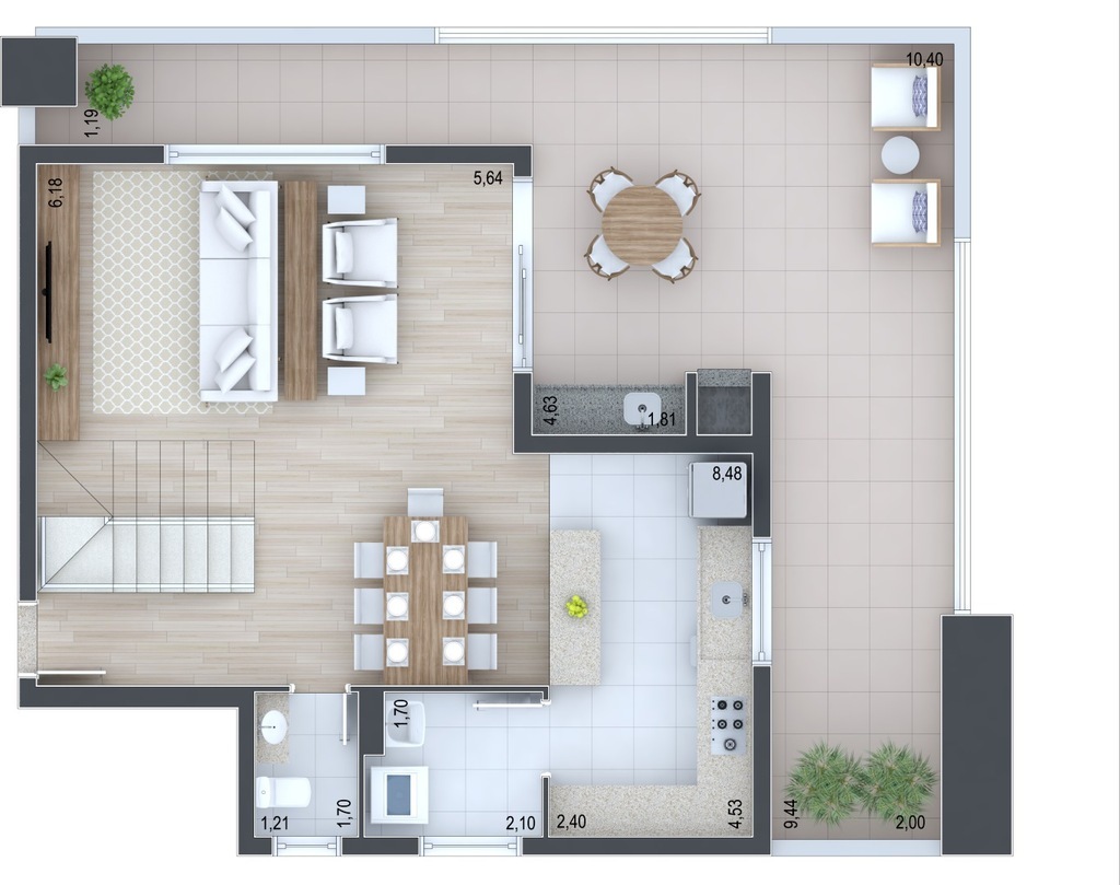 Apartamento, 3 quartos, 100 m² - Foto 45