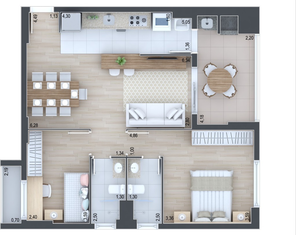 Apartamento, 3 quartos, 100 m² - Foto 31