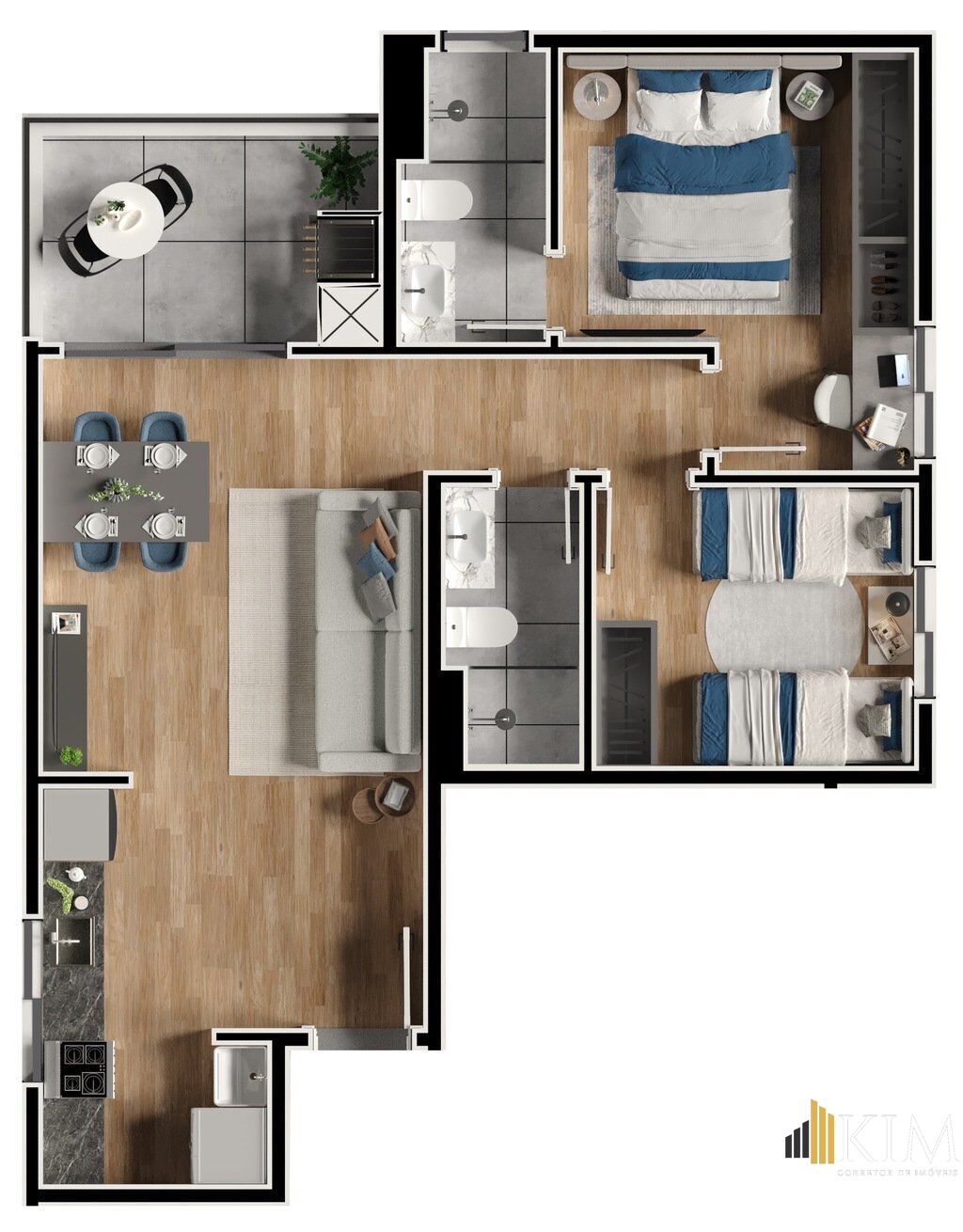Cobertura, 3 quartos, 139 m² - Foto 33