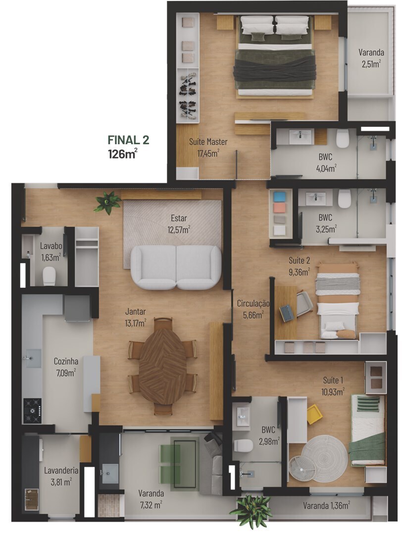 Cobertura, 3 quartos, 154 m² - Foto 29