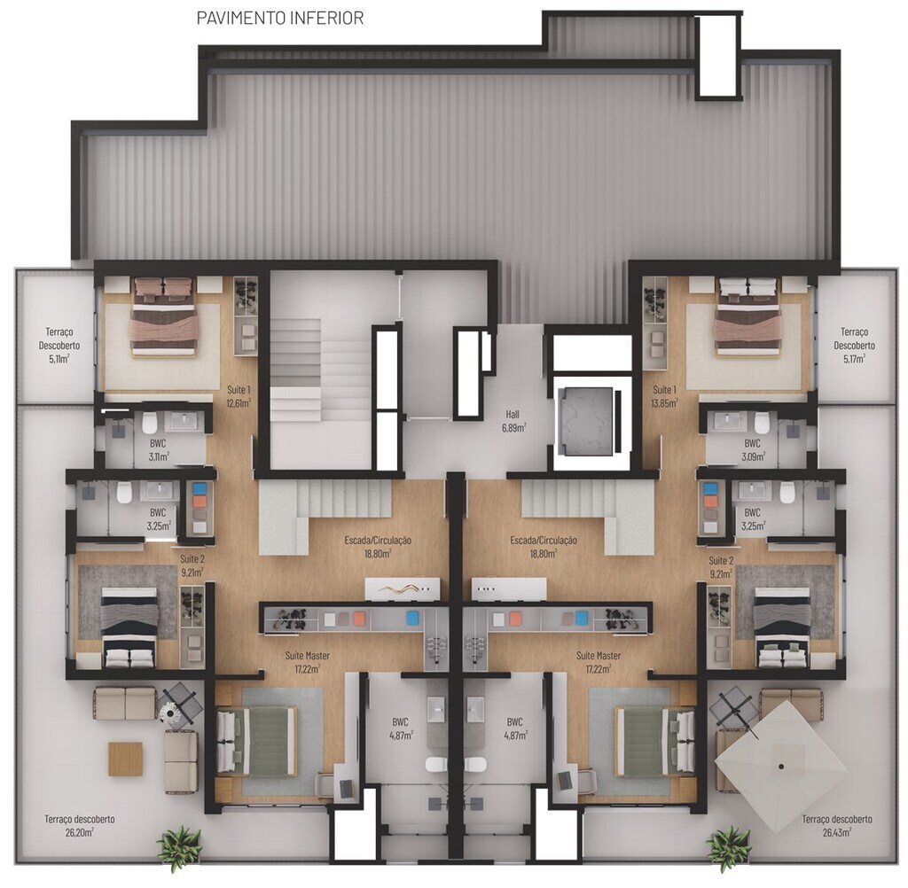 Cobertura, 3 quartos, 154 m² - Foto 31