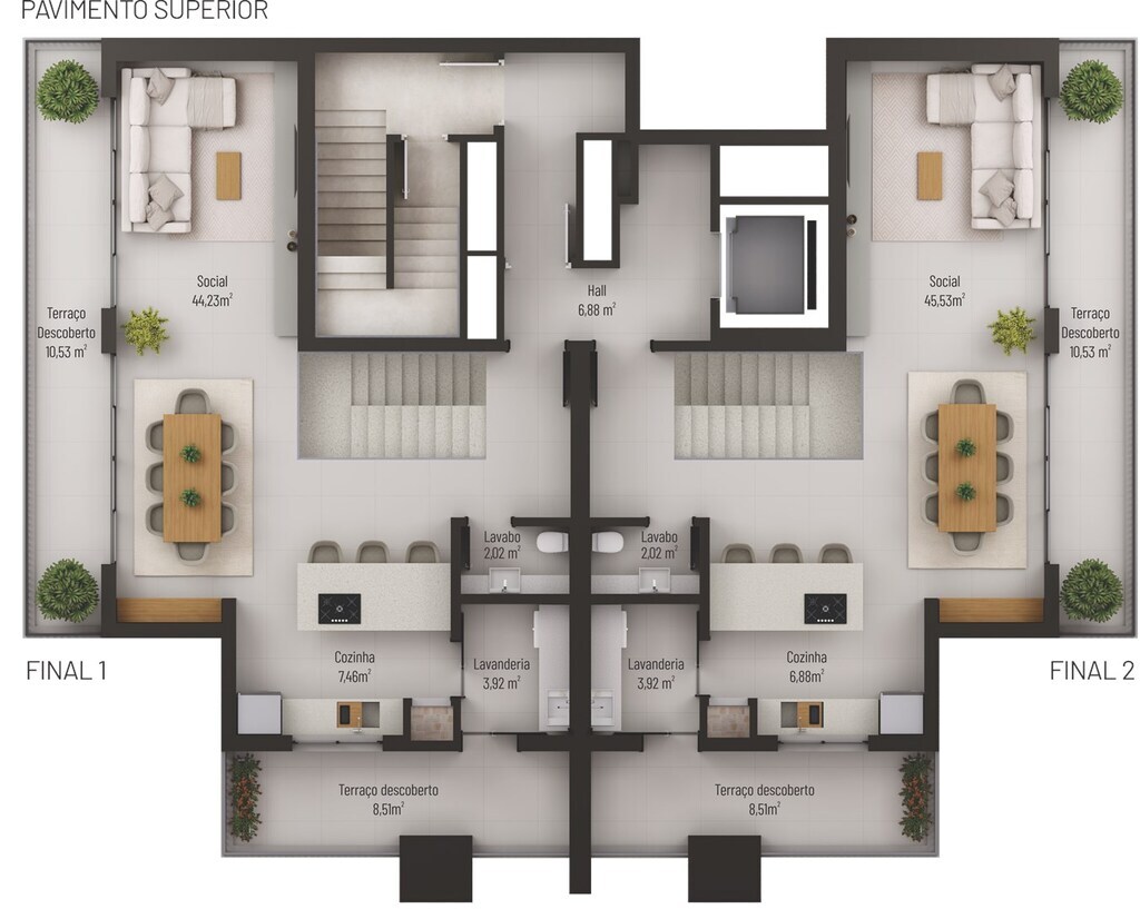 Cobertura, 3 quartos, 154 m² - Foto 32