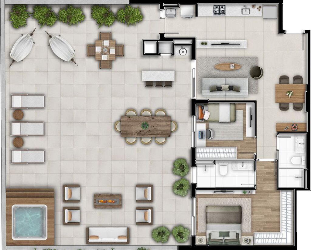 Apartamento, 2 quartos, 135 m² - Foto 35