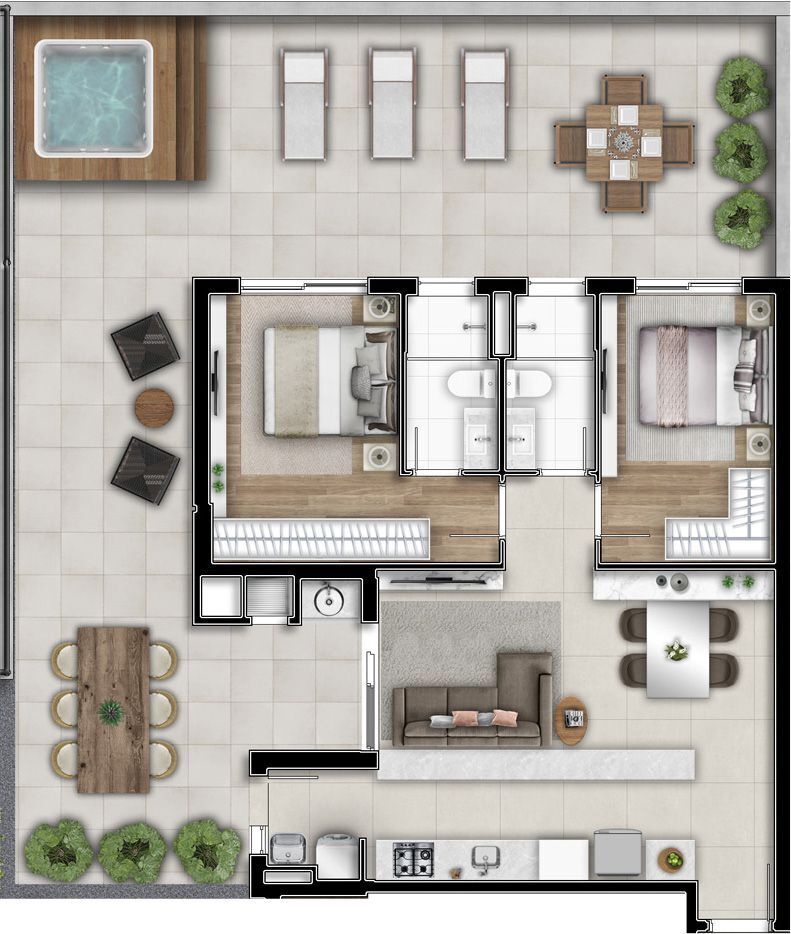 Apartamento, 2 quartos, 135 m² - Foto 20