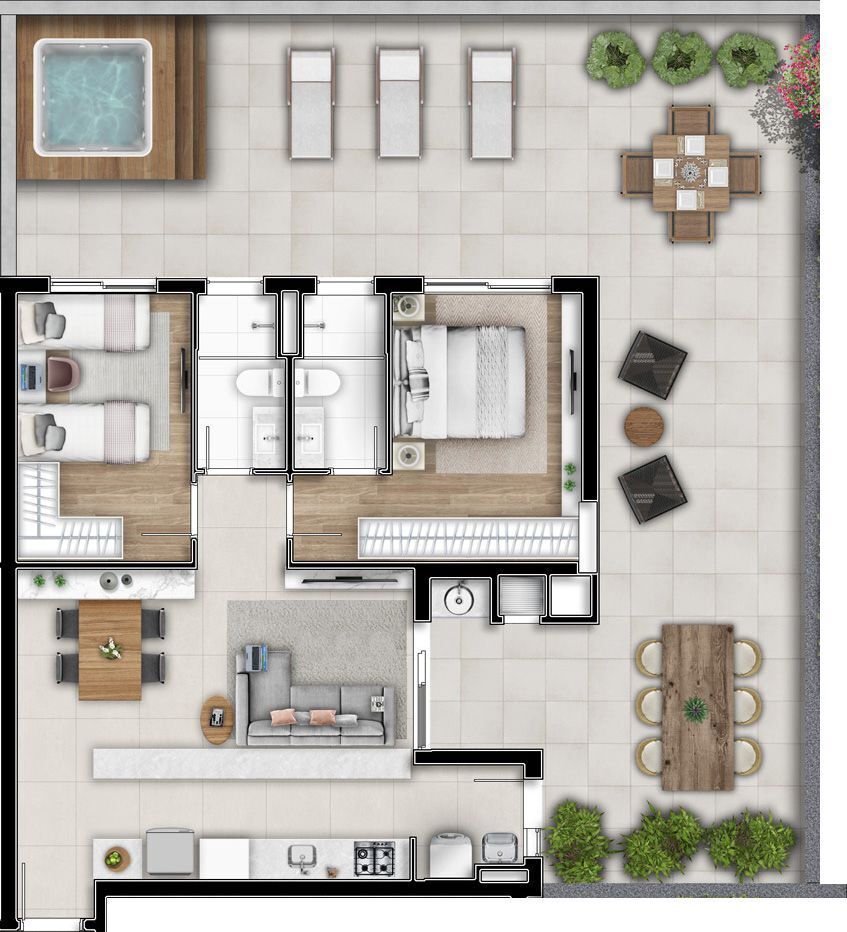 Apartamento, 2 quartos, 135 m² - Foto 21