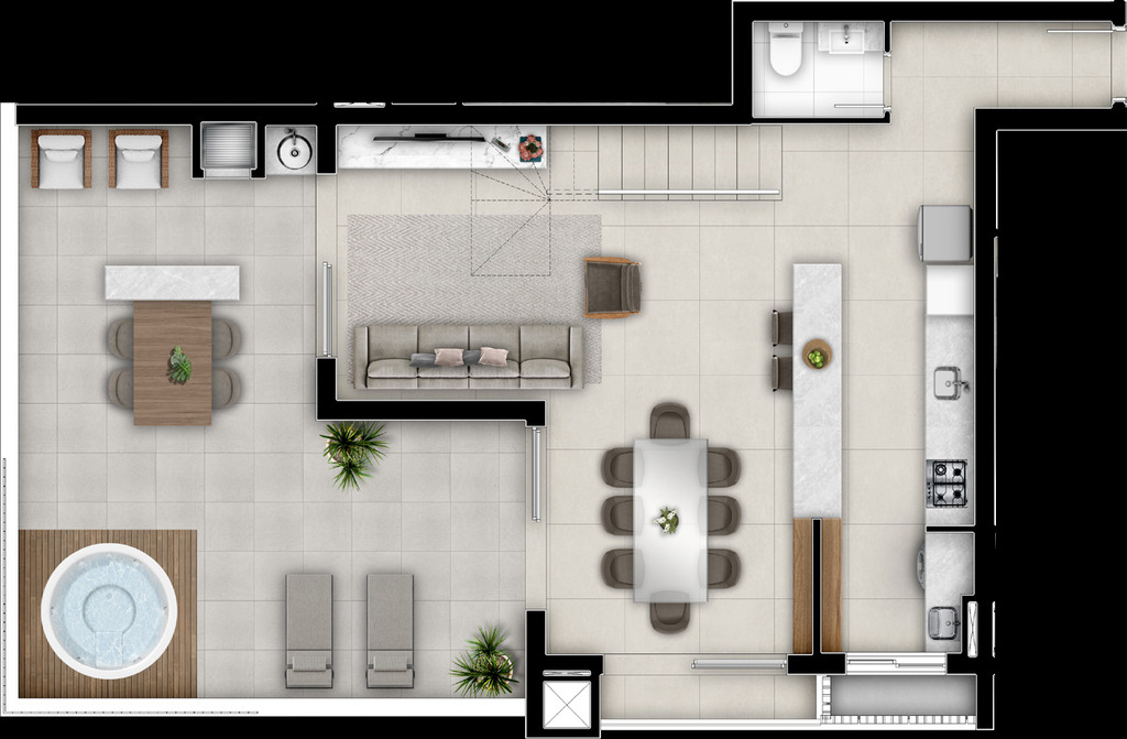Apartamento, 2 quartos, 135 m² - Foto 28