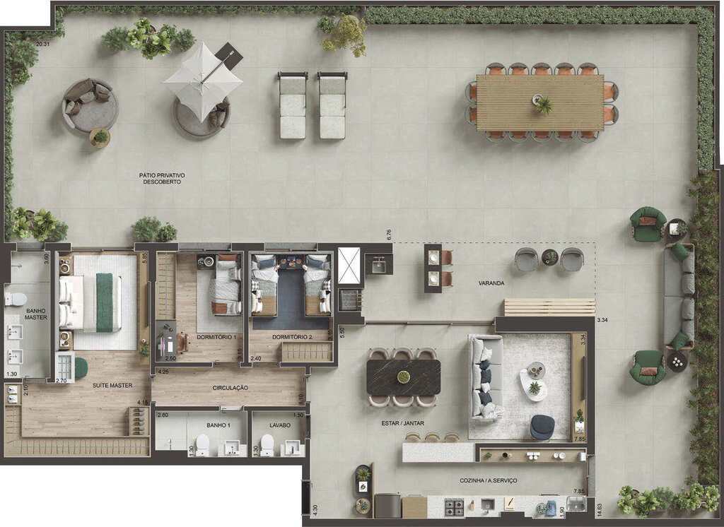 Apartamento, 3 quartos, 118 m² - Foto 21