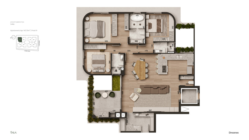 Apartamento, 3 quartos, 147 m² - Foto 30