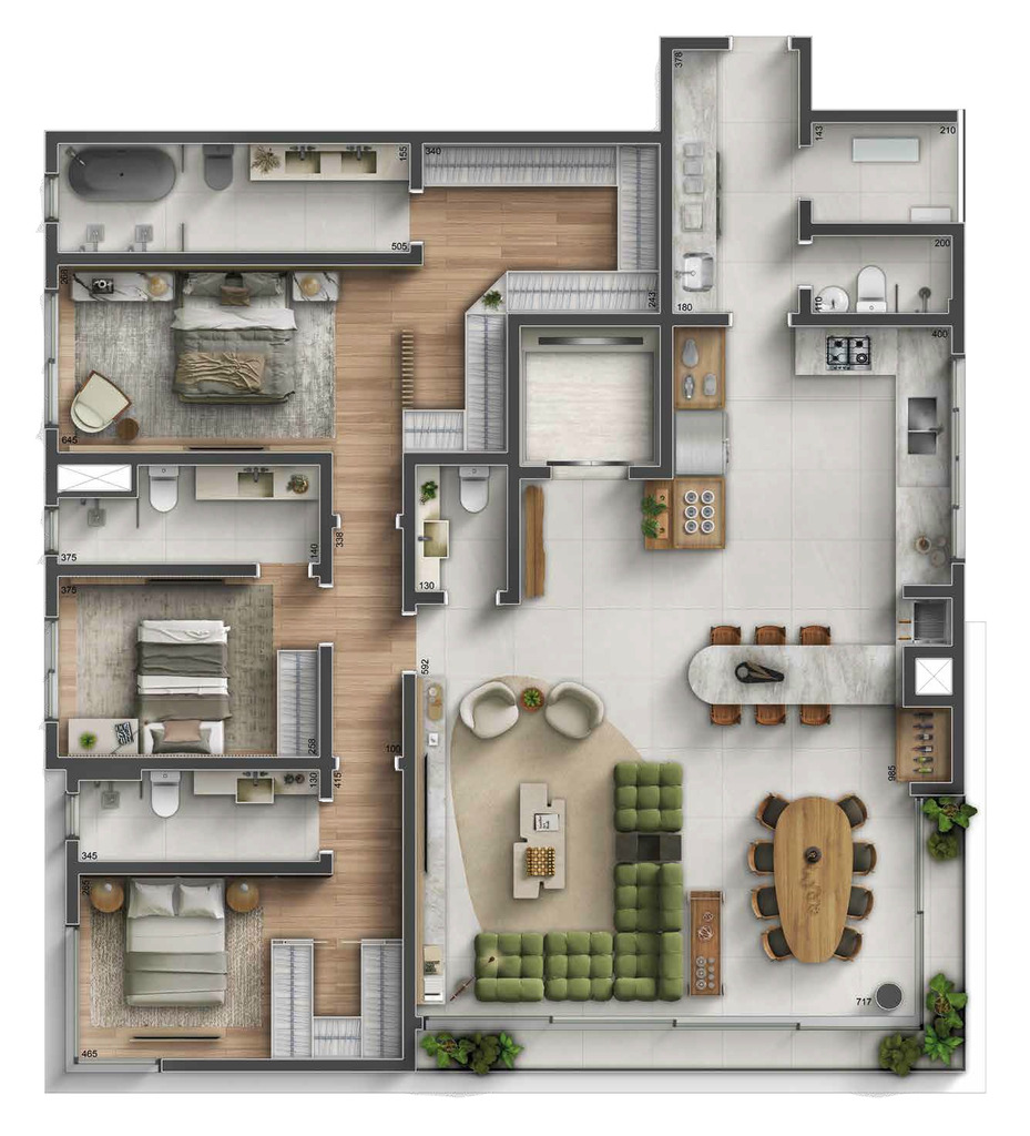 Apartamento, 2 quartos, 183 m² - Foto 37