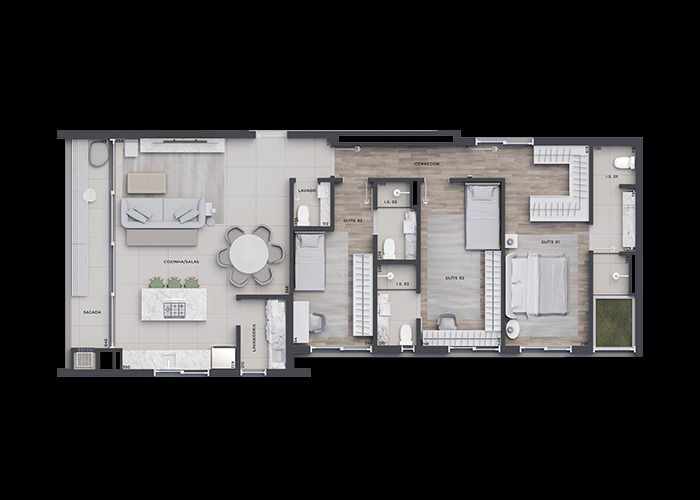 Apartamento, 3 quartos, 91 m² - Foto 29