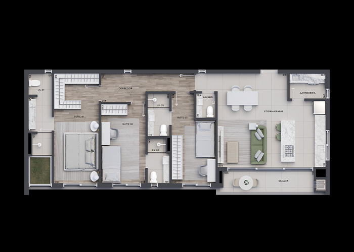 Apartamento, 3 quartos, 91 m² - Foto 28
