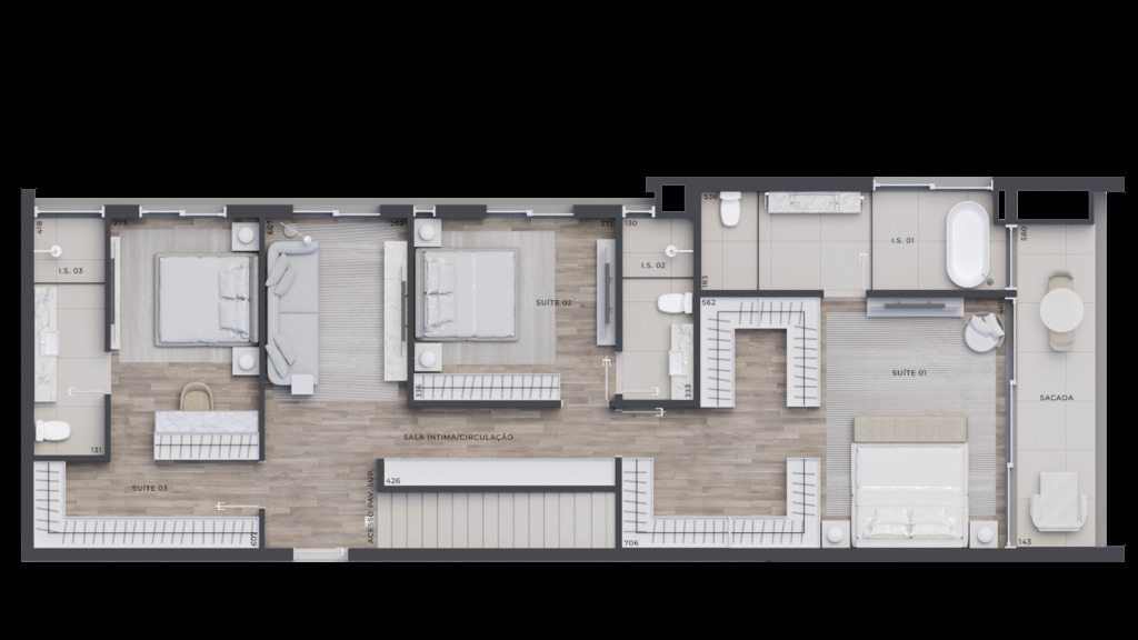 Apartamento, 3 quartos, 91 m² - Foto 43