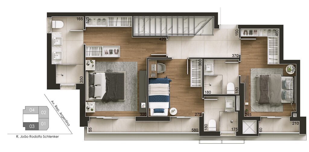 Apartamento, 3 quartos, 141 m² - Foto 59