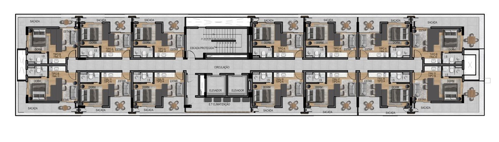 Apartamento, 1 quarto, 22 m² - Foto 35