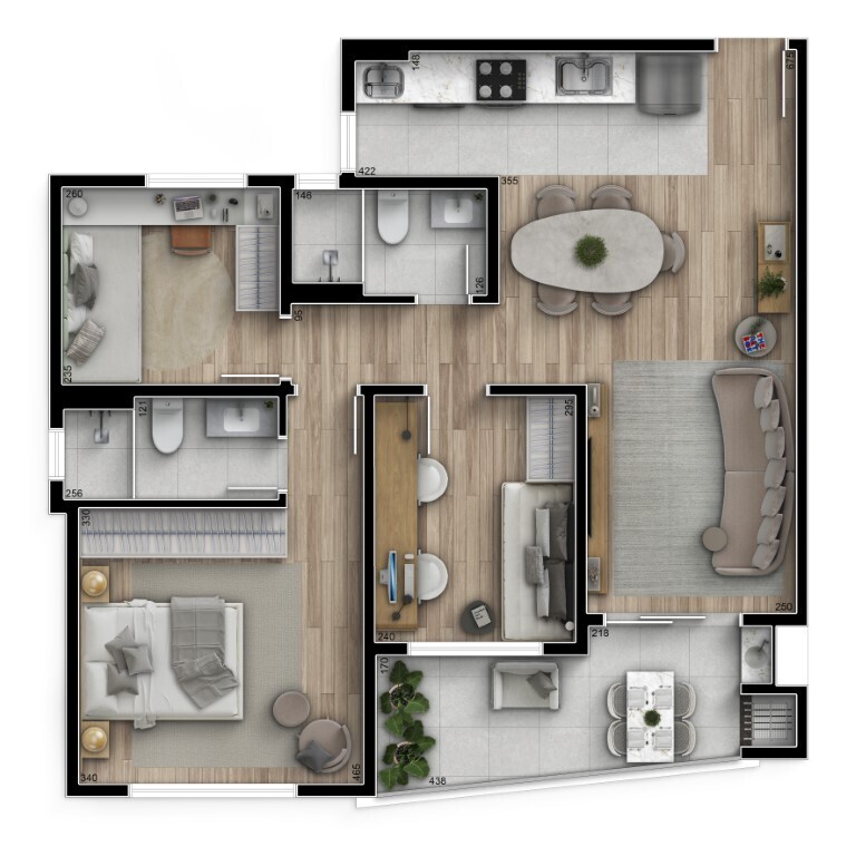 Apartamento, 3 quartos, 75 m² - Foto 22