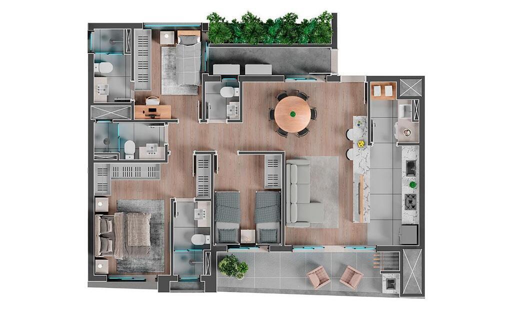 Cobertura, 3 quartos, 151 m² - Foto 37