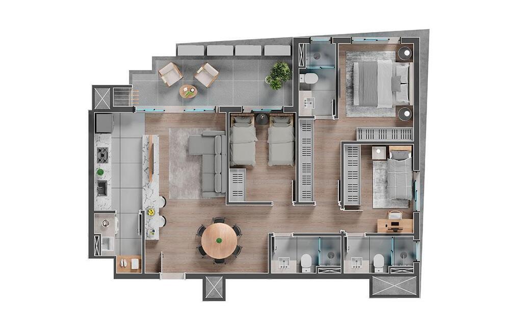 Cobertura, 3 quartos, 151 m² - Foto 39