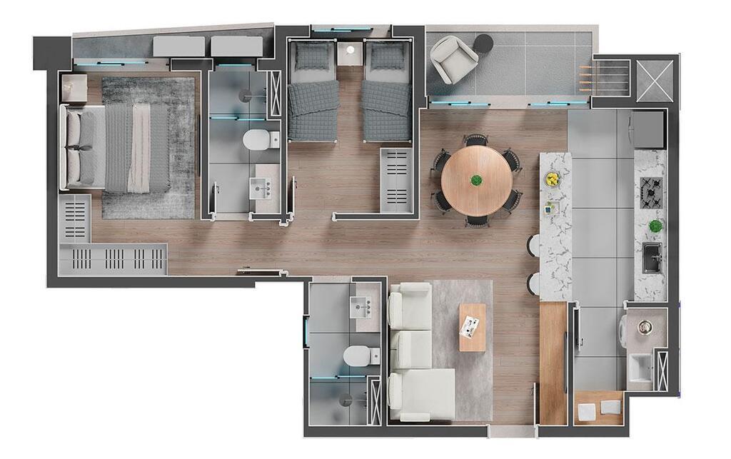Cobertura, 3 quartos, 151 m² - Foto 31