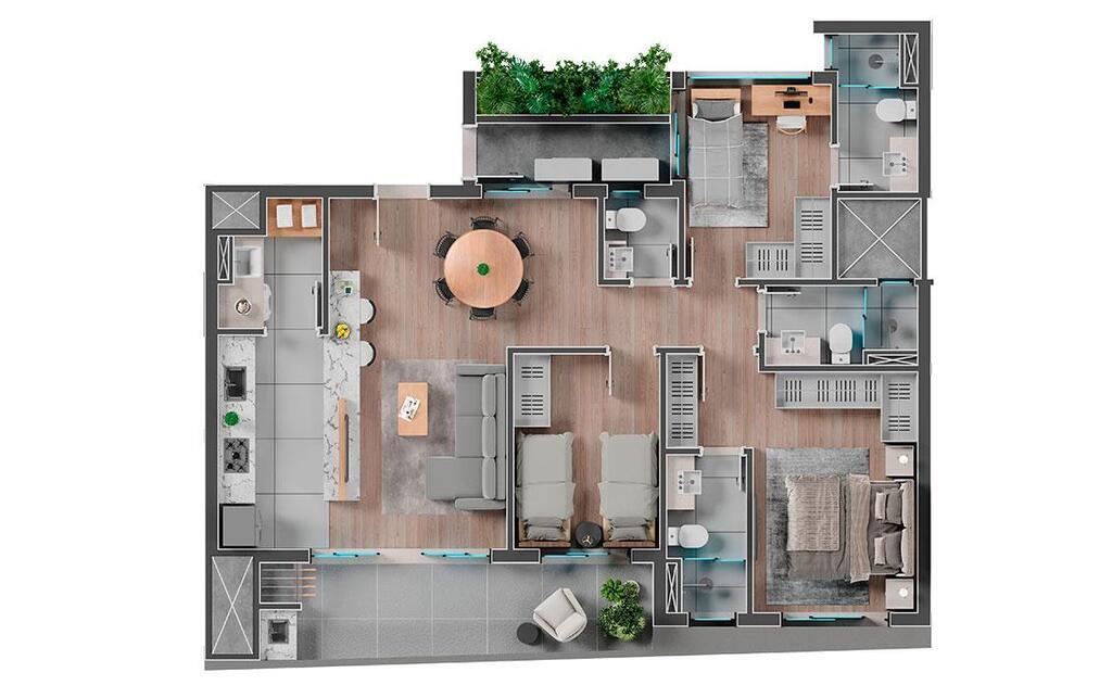 Cobertura, 3 quartos, 151 m² - Foto 38