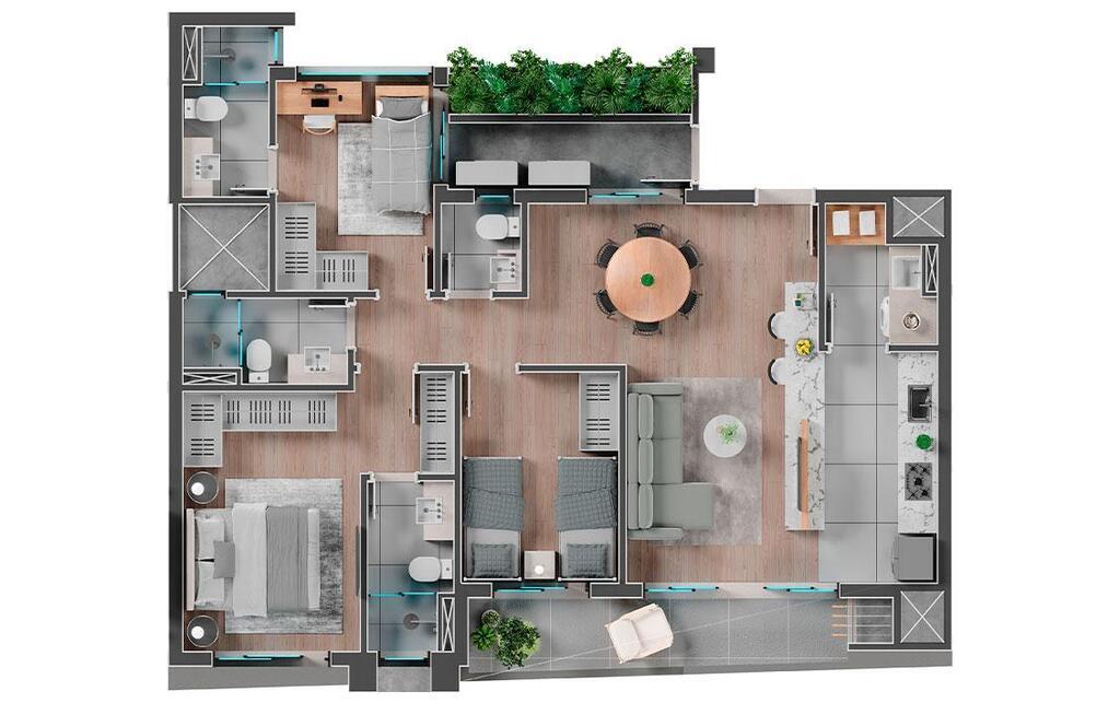 Cobertura, 3 quartos, 151 m² - Foto 36