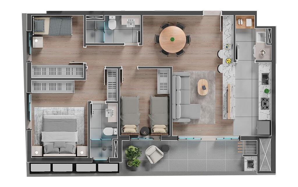 Cobertura, 3 quartos, 151 m² - Foto 35