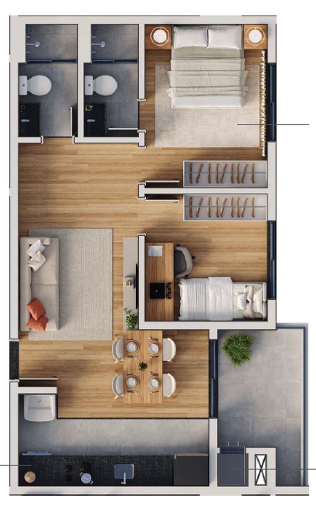 Apartamento, 1 quarto, 34 m² - Foto 20