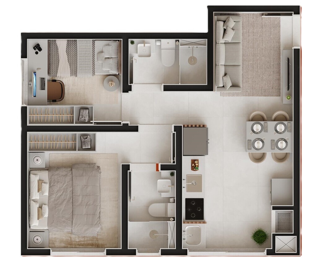 Apartamento, 1 quarto, 22 m² - Foto 17