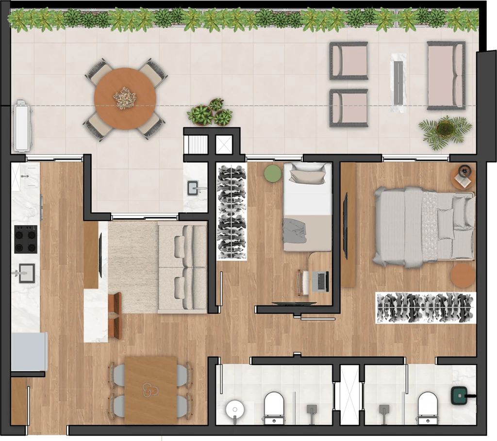Apartamento, 2 quartos, 122 m² - Foto 41