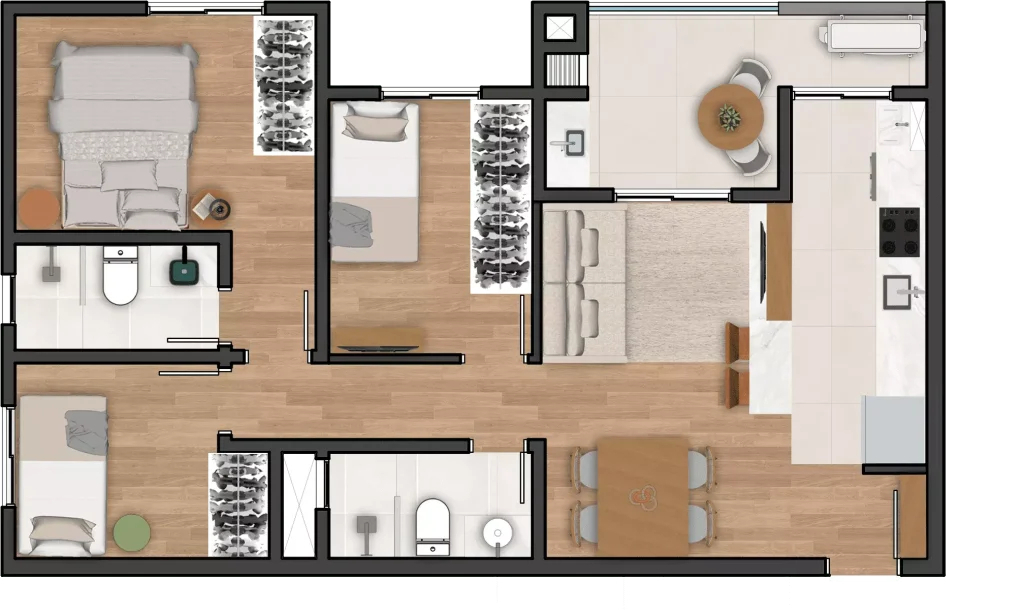 Apartamento, 2 quartos, 122 m² - Foto 40