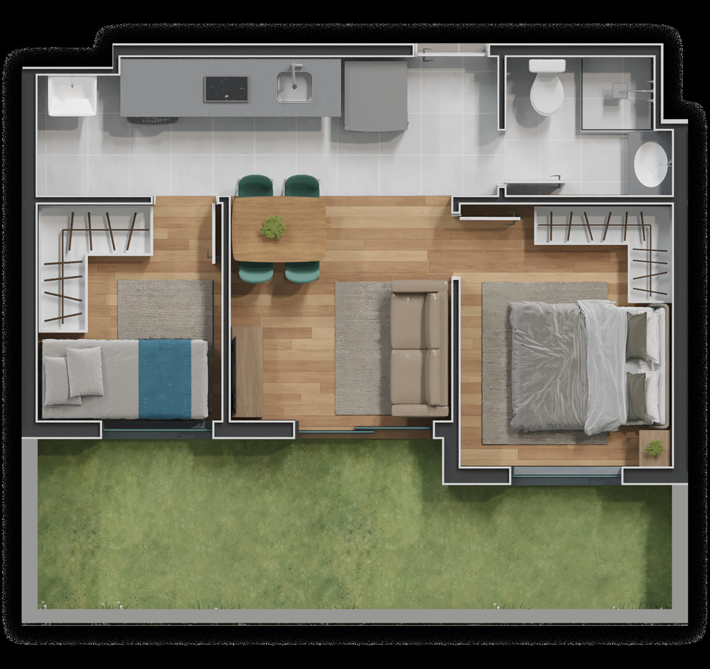 Apartamento, 2 quartos, 33 m² - Foto 37