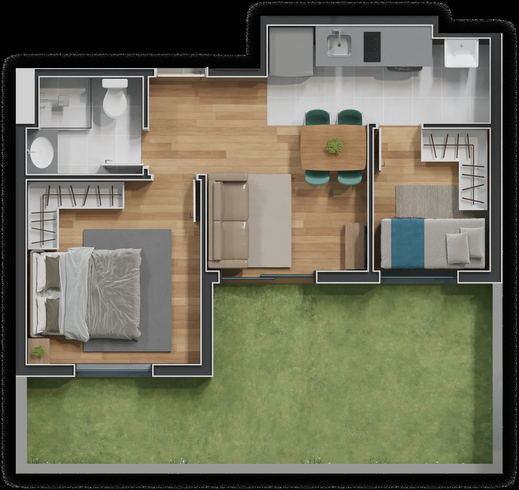 Apartamento, 2 quartos, 33 m² - Foto 34
