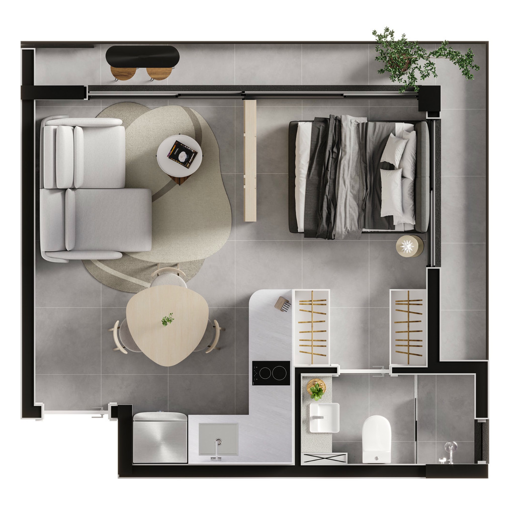 Apartamento, 1 quarto, 22 m² - Foto 38