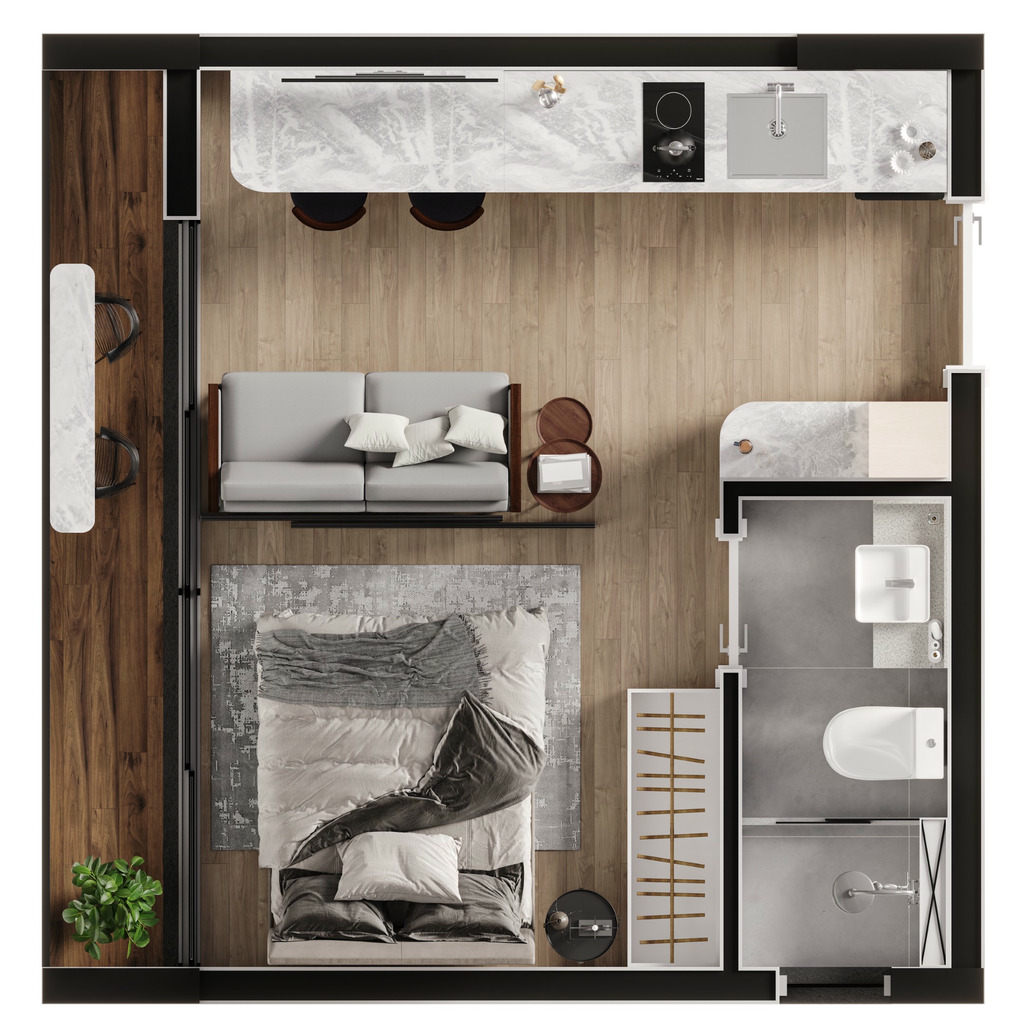 Apartamento, 1 quarto, 22 m² - Foto 35